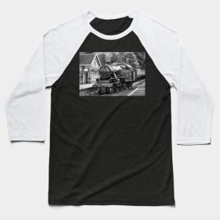 BR Fairburn 4MT - Black and White Baseball T-Shirt